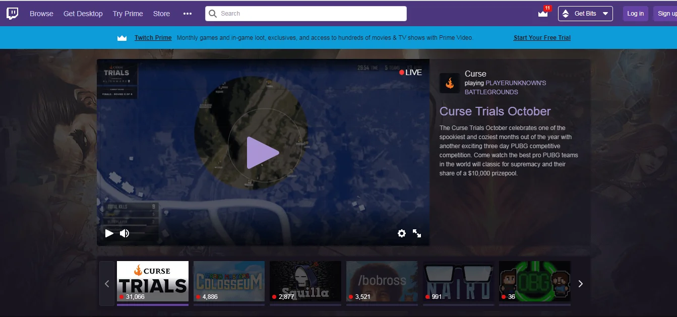 Twitch-Website