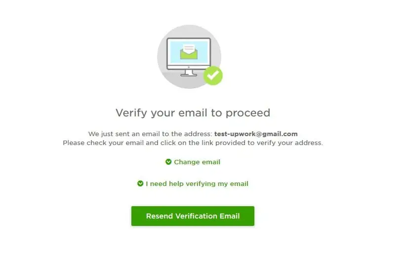 Upwork-Verifizierung