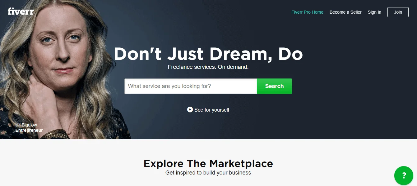 Fiverr-Website