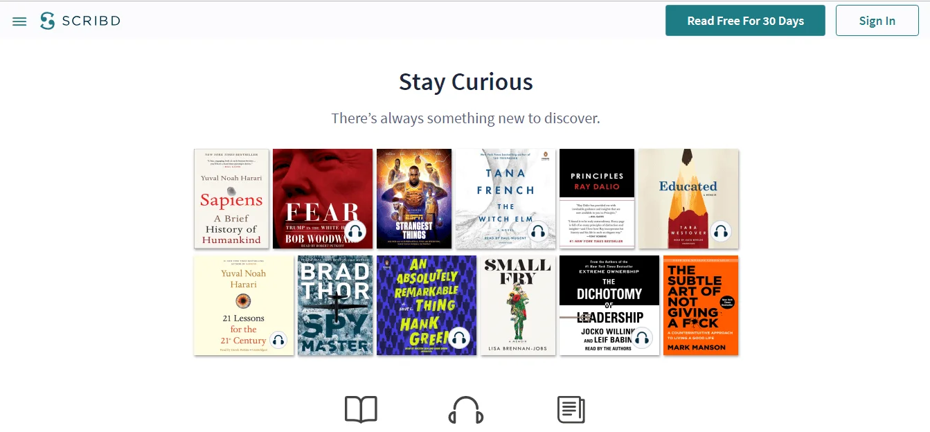 Scribd-Website