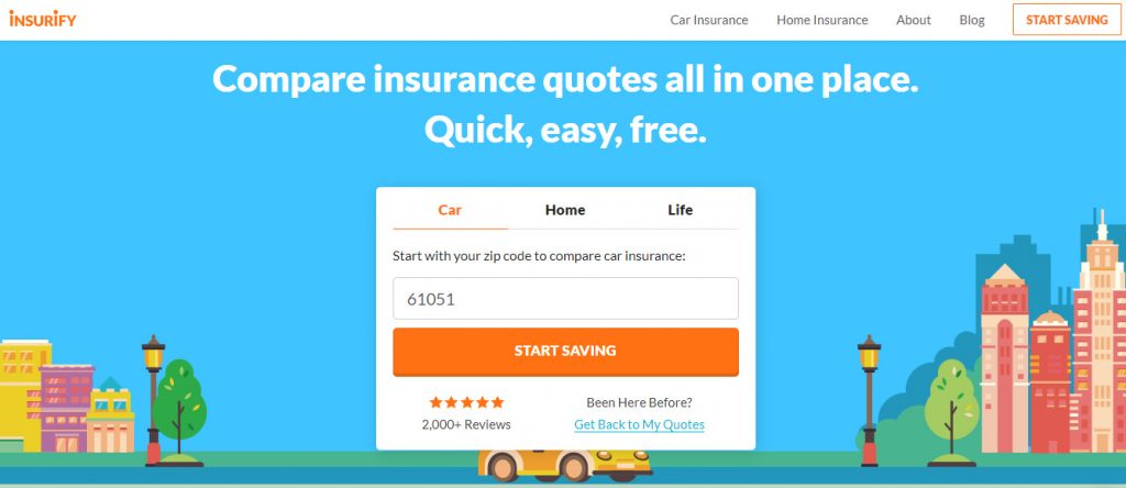 Insurify, an online platform