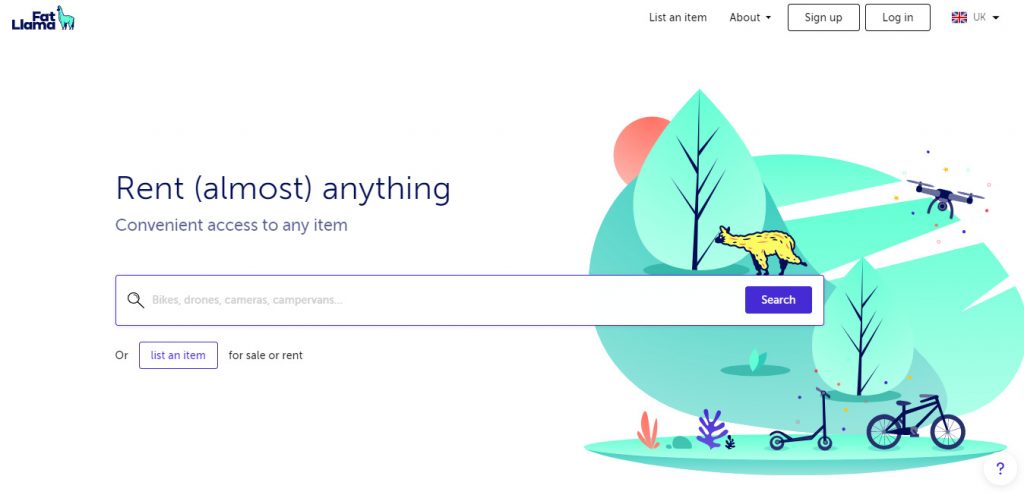 Fat Llama, a London-based peer-to-peer marketplace