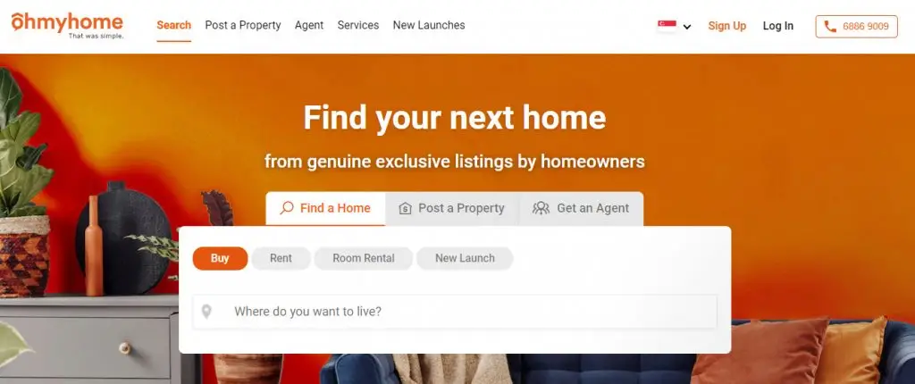 Ohmyhome, ein in Singapur ansässiger Proptech-Marktplatz
