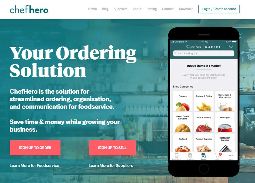 ChefHero, ein in Toronto ansässiger Marktplatz