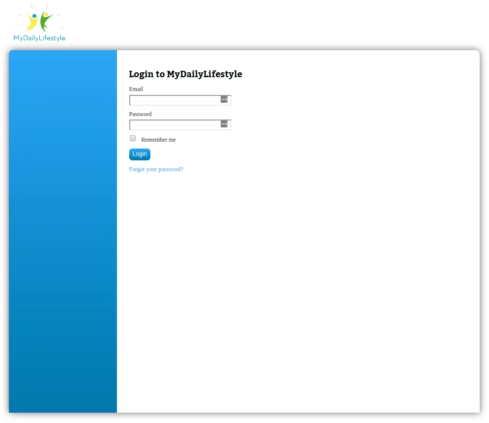 MyDailyLifestyle login