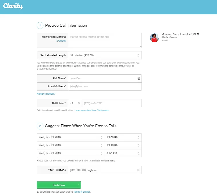 How to create an online marketplace: booking