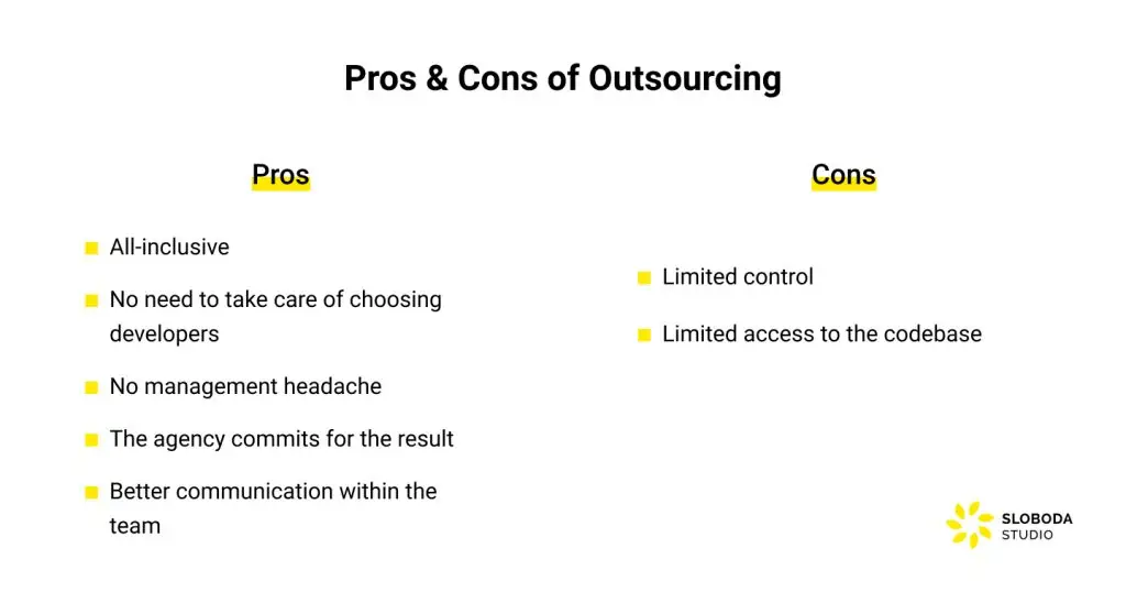 Pros and Cons of outsourcing