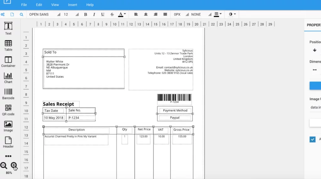 Veeqo - Creating an invoice