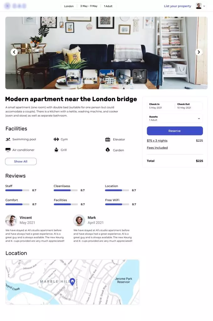 property rental marketplace