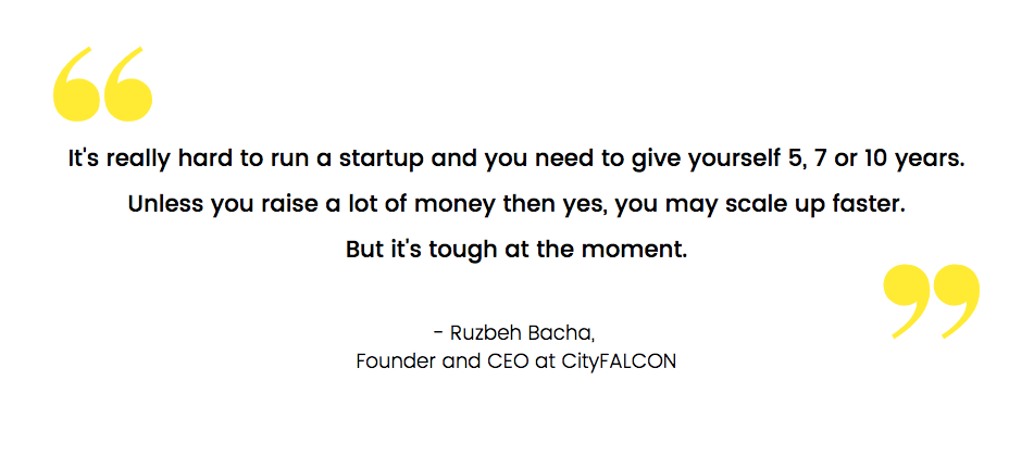 How to Scale a Startup: CityFALCON