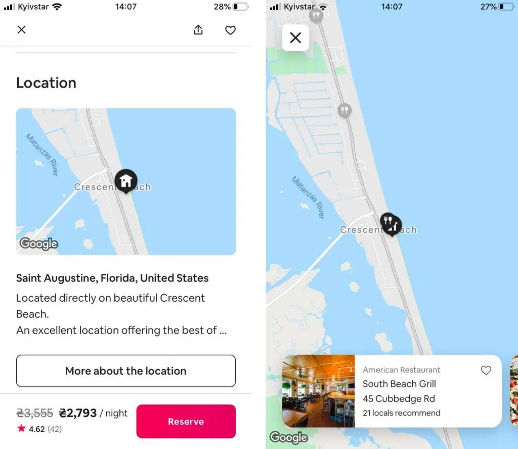 Immobilien mobile app Entwicklung Karten