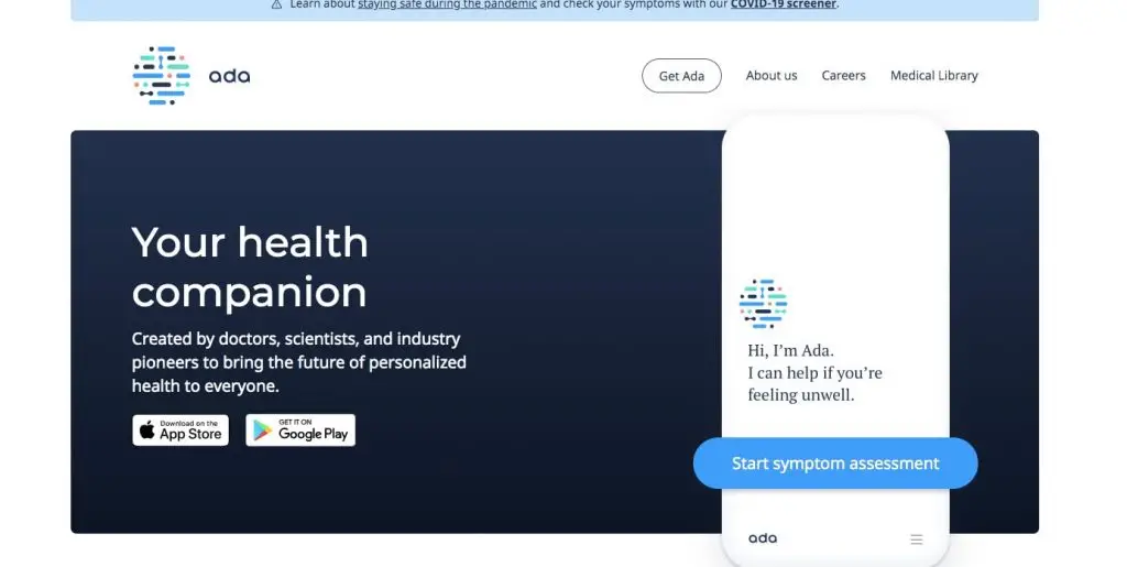 How to Build a Chatbot with Natural Language Processing: Ada Health Chatbot