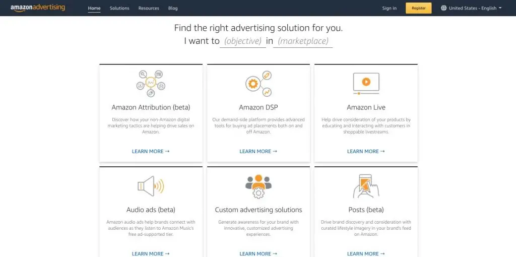 eine E-Commerce-Website wie amazon erstellen: Werbung