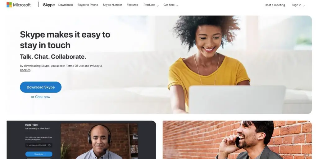 Peer-to-Peer-Videokonferenz: Skype