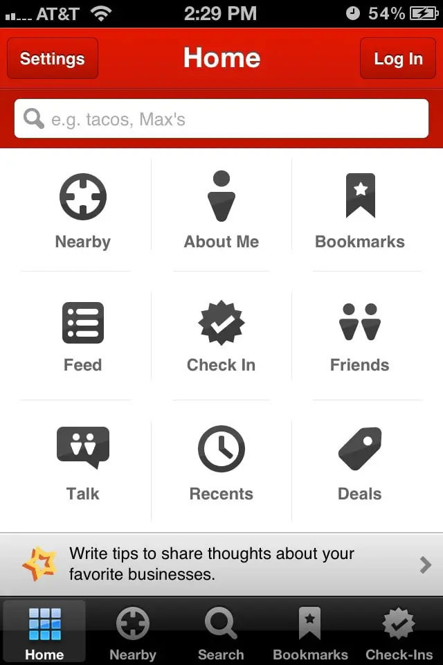 eine Bewertungs-App wie Yelp erstellen: Check-ins