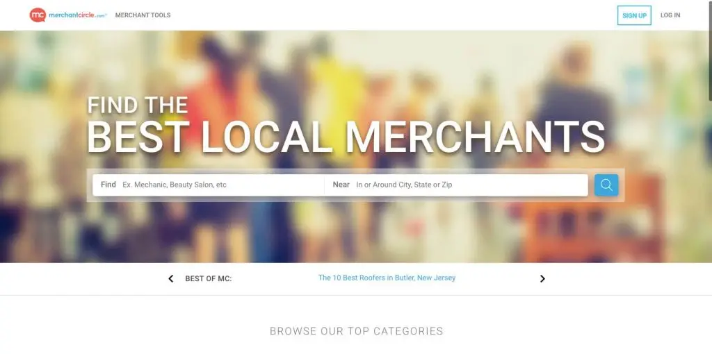 eine Bewertungs-App wie Yelp erstellen: merchantcircle