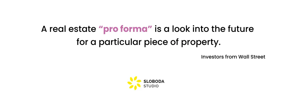 Pro-forma-Immobilienanlagen