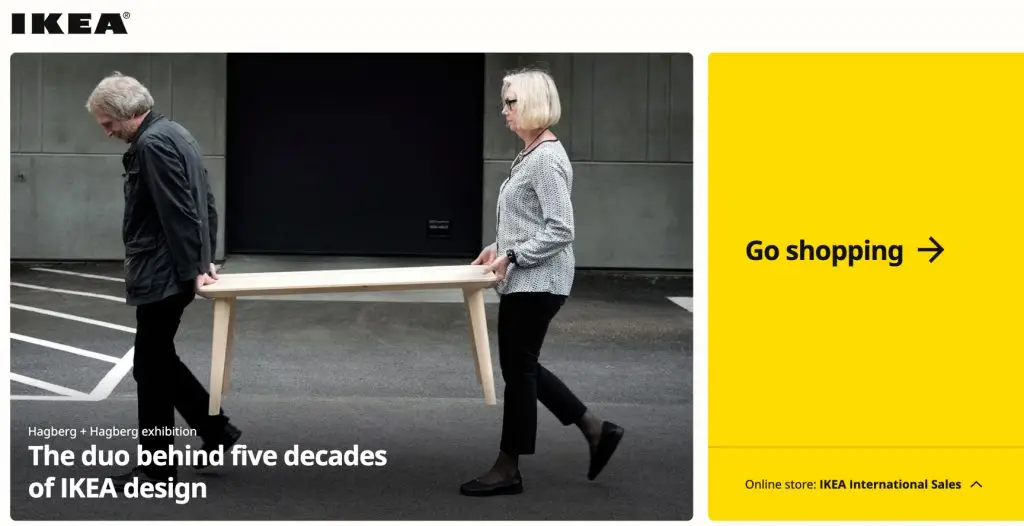 Ikea-Startseite
