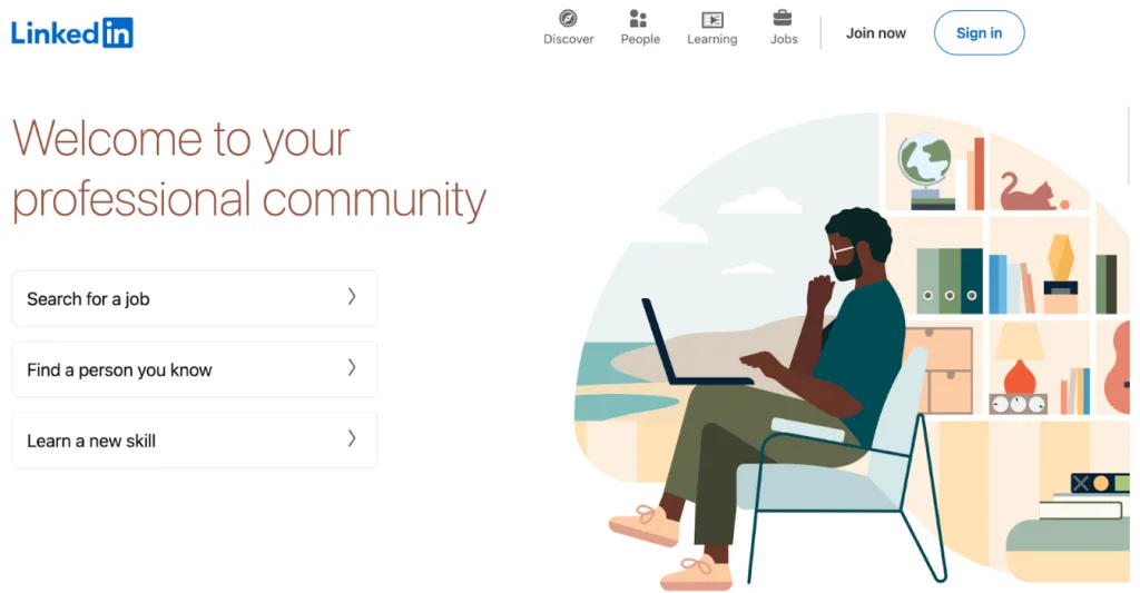 LinkedIn Homepage