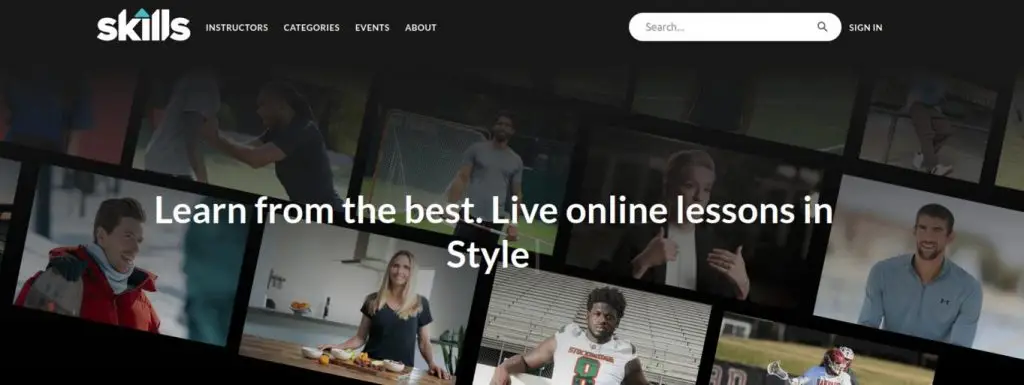 The Skills Home Page