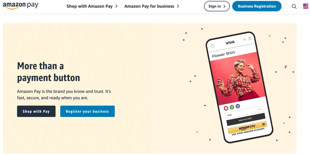 Amazon Pay homepage