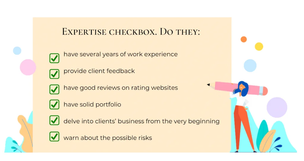 Expertise checkbox