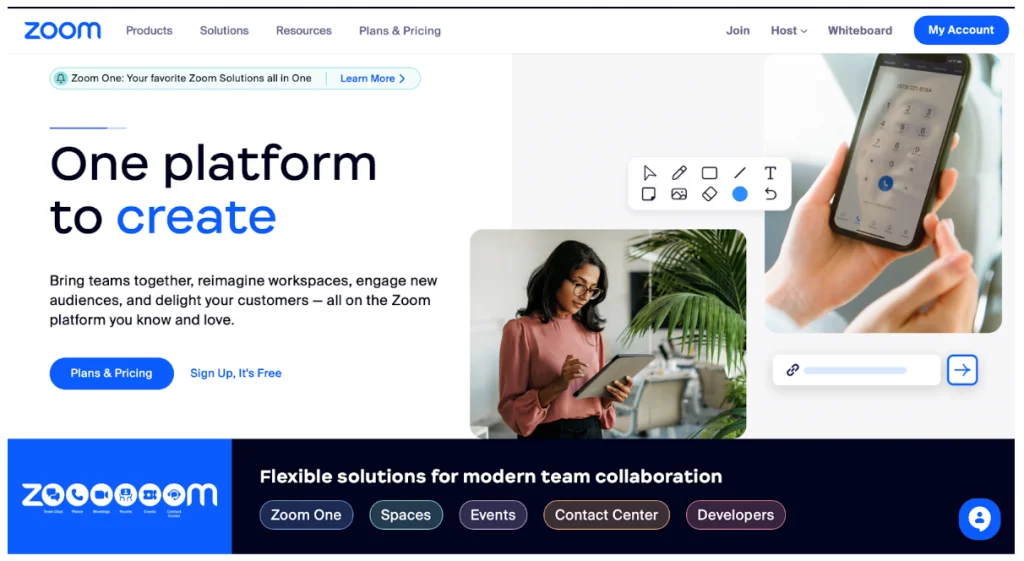 Zoom Homepage