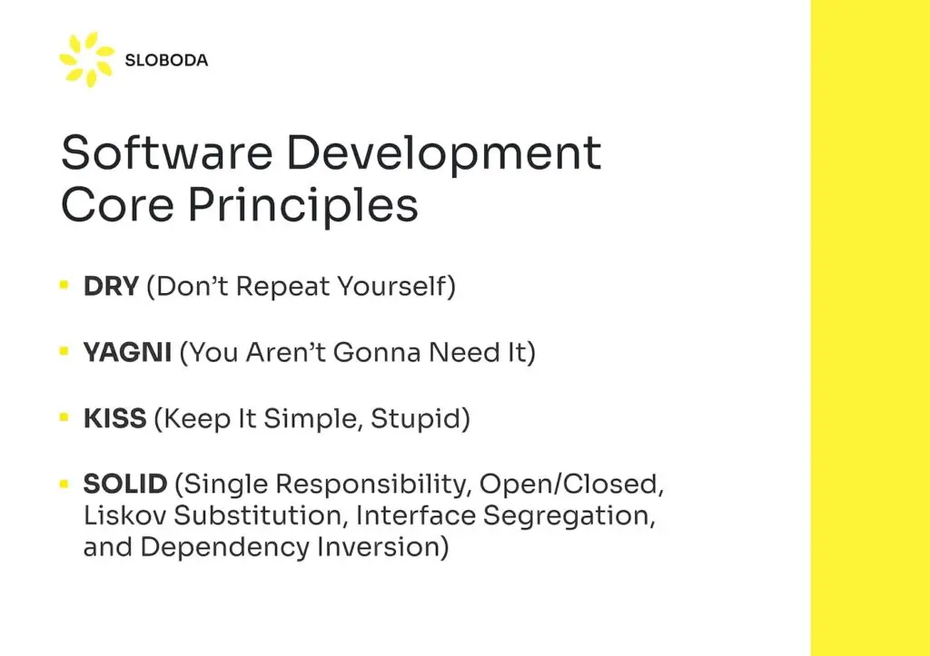 Kernprinzipien der Softwareentwicklung